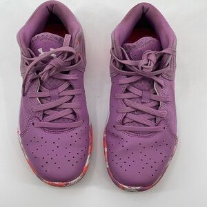 UNDER ARMOUR SIZE 3 YOUTH HIGHTOPS, GOOD CONDITION, PREOWNED